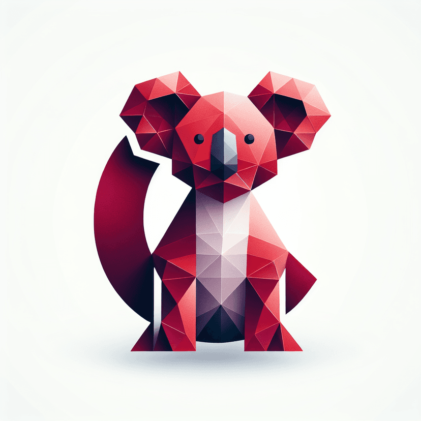 Main icon for A Cute Red Koala With A Big C Letter In Negative Space