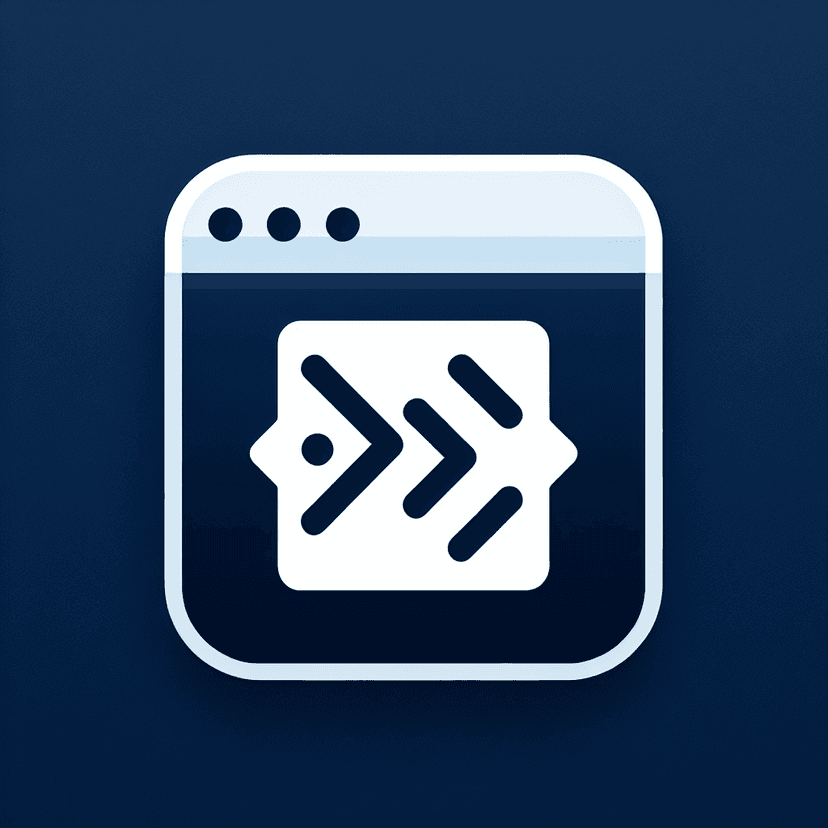 Main icon for A "</>" In The Context Of Programming. The Icon Is For A Web Application For Webdevelopers