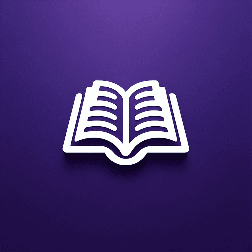 Main icon for An Open Book, Simple Design