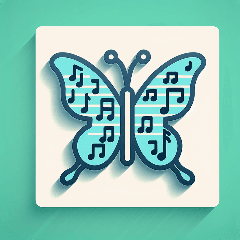 Main icon for Butterfly Made Out Of Musical Notes