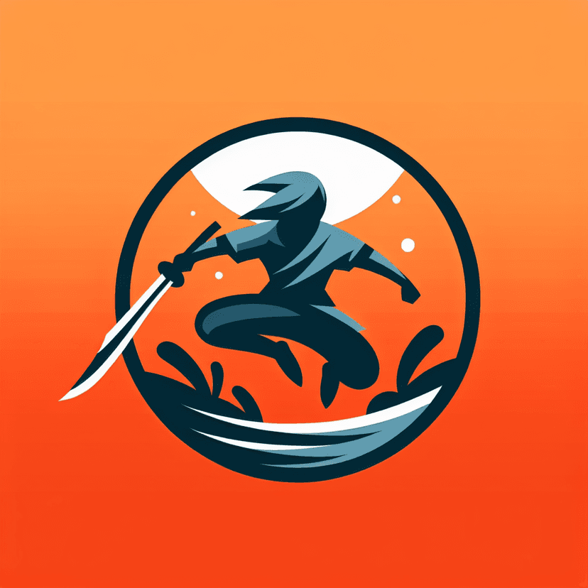 Main icon for A Sword Fighter Jumping Over A Stream