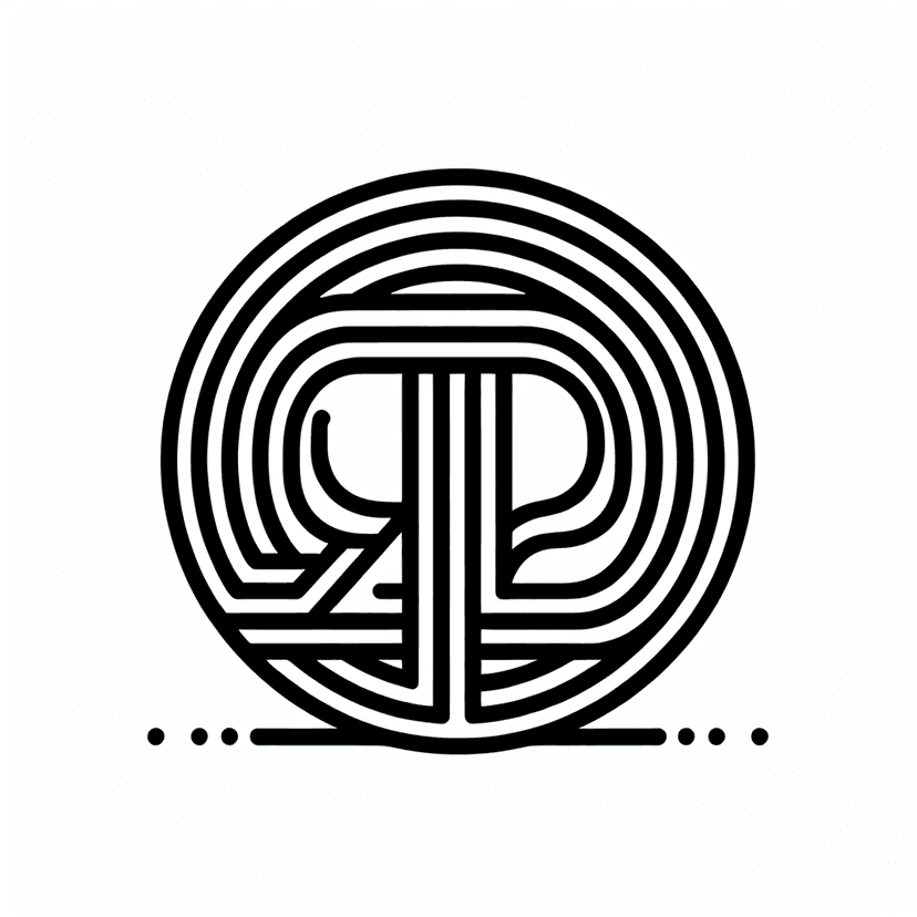 Main icon for Create A 128x128 Phi Symbol (φ) Icon (bw)